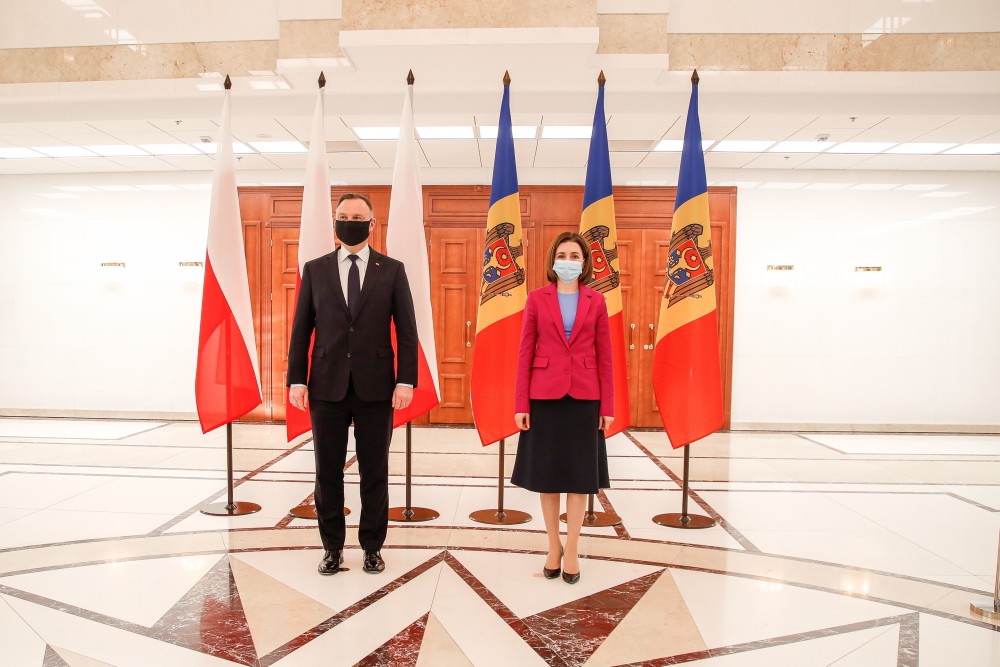 Maia Sandu: „Polonia este un prieten de nădejde al Republicii Moldova”